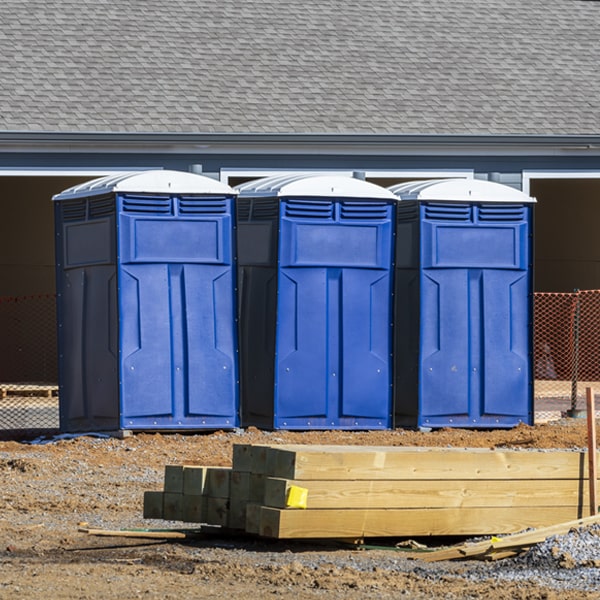 how do you ensure the portable toilets are secure and safe from vandalism during an event in Treadwell